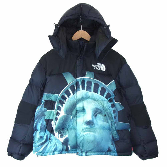 Supreme シュプリーム 19AW ND91901I  × ノースフェイス THE NORTH FACE 国内正規品 Statue of Liberty Baltoro Jacket  自由の女神 バルトロ ジャケット ブラック系 S【美品】【中古】
