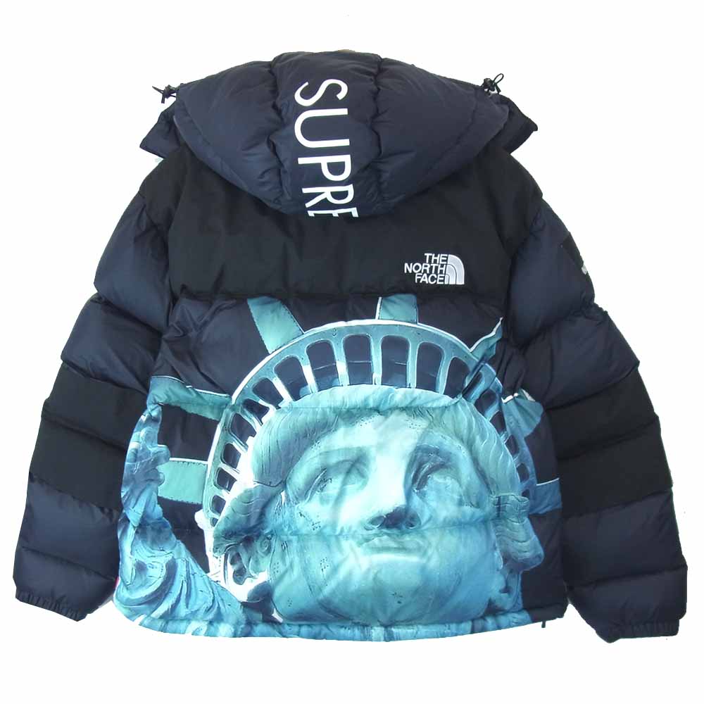 Supreme シュプリーム 19AW ND91901I  × ノースフェイス THE NORTH FACE 国内正規品 Statue of Liberty Baltoro Jacket  自由の女神 バルトロ ジャケット ブラック系 S【美品】【中古】