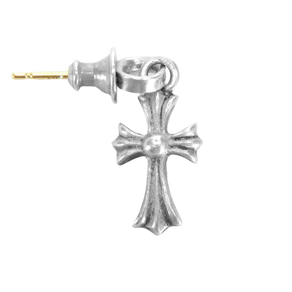 CHROME HEARTS クロムハーツ（原本無） CHクロス ベビー ベイビーファット ドロップ ピアス シルバー系【中古】