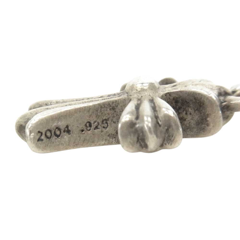 CHROME HEARTS クロムハーツ（原本無） CHクロス ベビー ベイビーファット ドロップ ピアス シルバー系【中古】