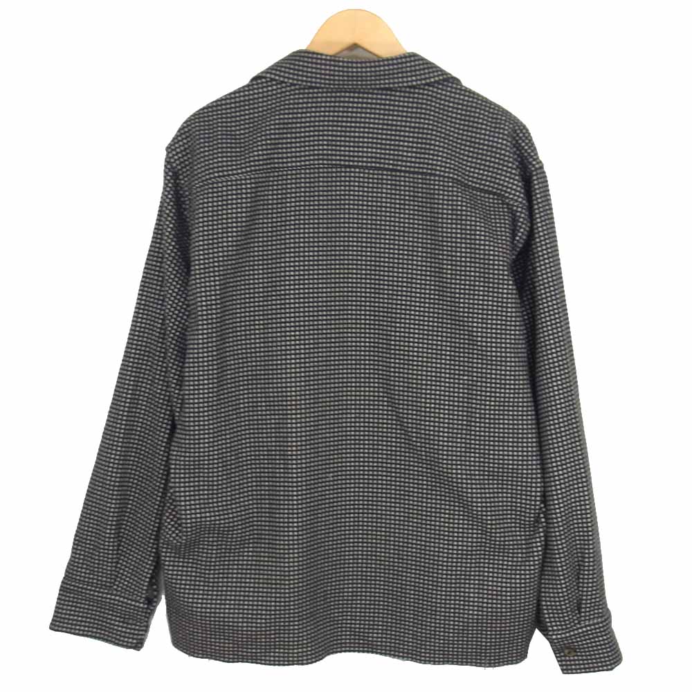 Needles ニードルス C.O.B. Classic Shirt - W/N Melton 長袖 シャツ ブラック系 L【極上美品】【中古】