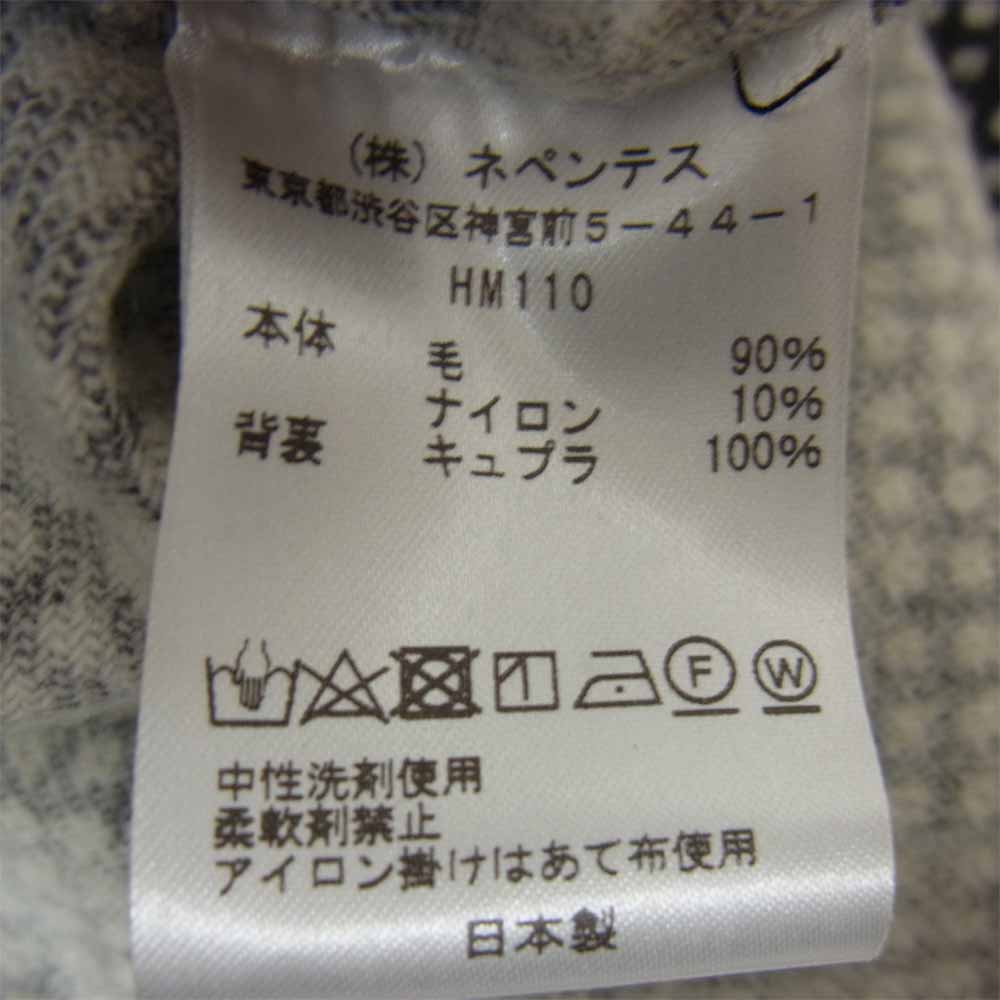Needles ニードルス C.O.B. Classic Shirt - W/N Melton 長袖 シャツ ブラック系 L【極上美品】【中古】