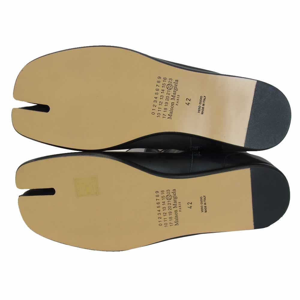 MAISON MARGIELA メゾンマルジェラ 20AW S57WU0134  TABI BOOTS FLAT 足袋ブーツ ブラック系 42【新古品】【未使用】【中古】