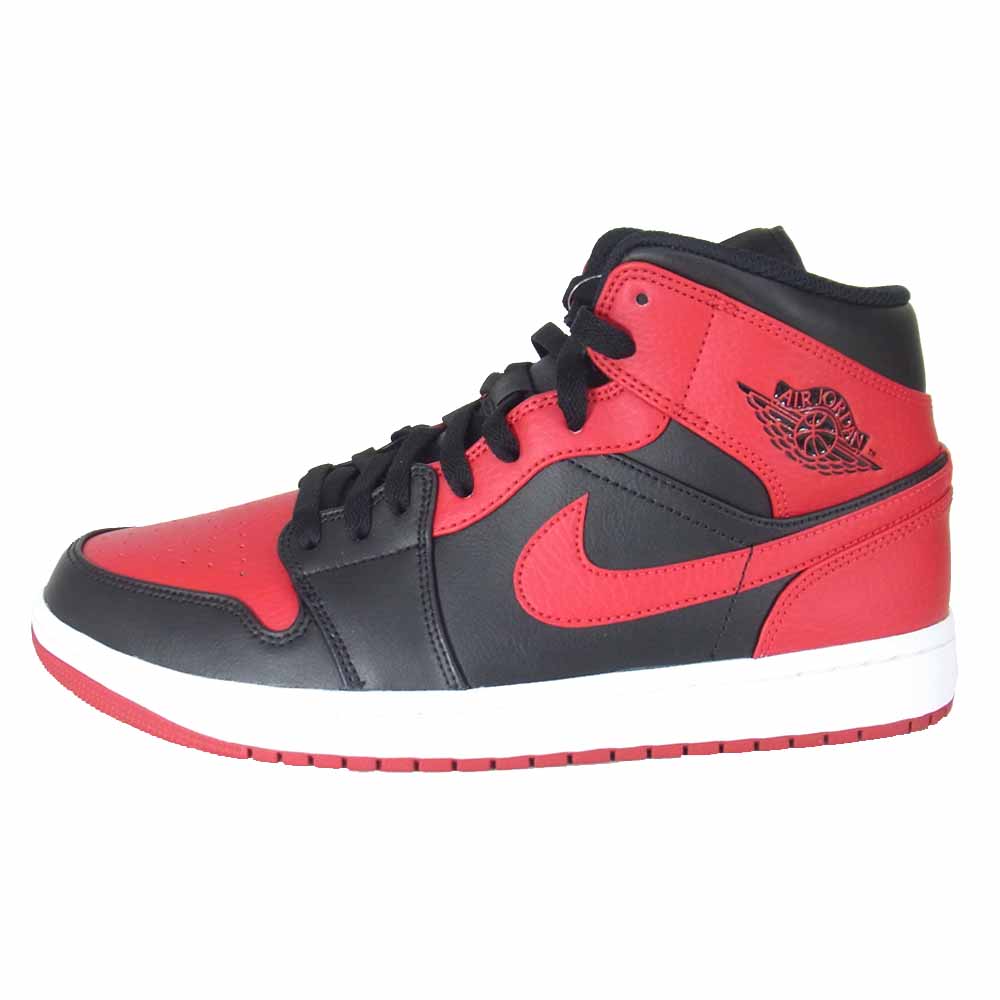 NIKE ナイキ 554724-074 AIR JORDAN 1 MID BRED レッド系 28cm【新古品】【未使用】【中古】