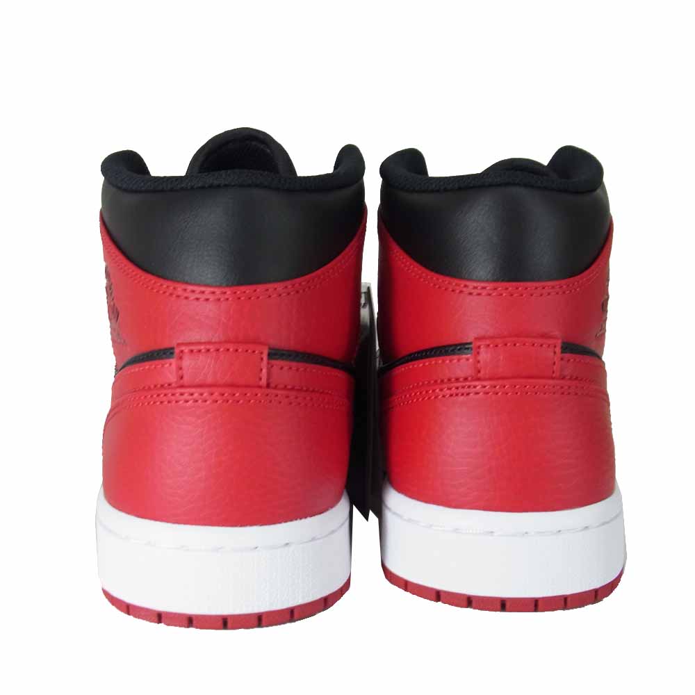 NIKE ナイキ 554724-074 AIR JORDAN 1 MID BRED レッド系 28cm【新古品】【未使用】【中古】