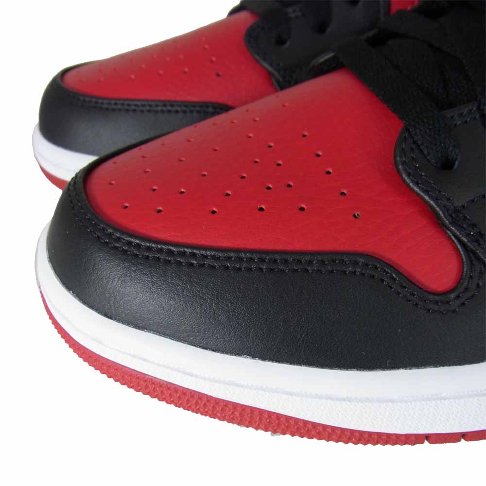 NIKE ナイキ 554724-074 AIR JORDAN 1 MID BRED レッド系 28cm【新古品】【未使用】【中古】