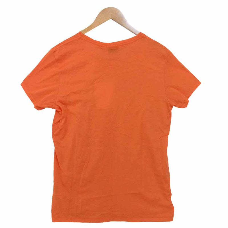 ACNE STUDIOS アクネストゥディオズ GET IT HERE プリント Tシャツ オレンジ系 XS【新古品】【未使用】【中古】