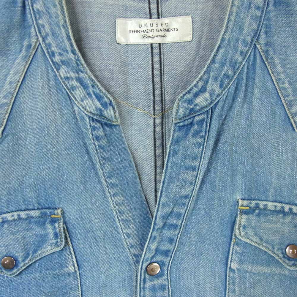 UNUSED アンユーズド 8oz Denim Western Shirt デニム ウエスタン ノー