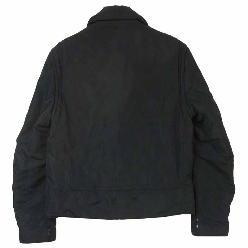 スリーワン フィリップ リム 国内正規品 PADDED RIDERS JACKET 中綿 ライダース ジャケット ブラック系 XS【中古】