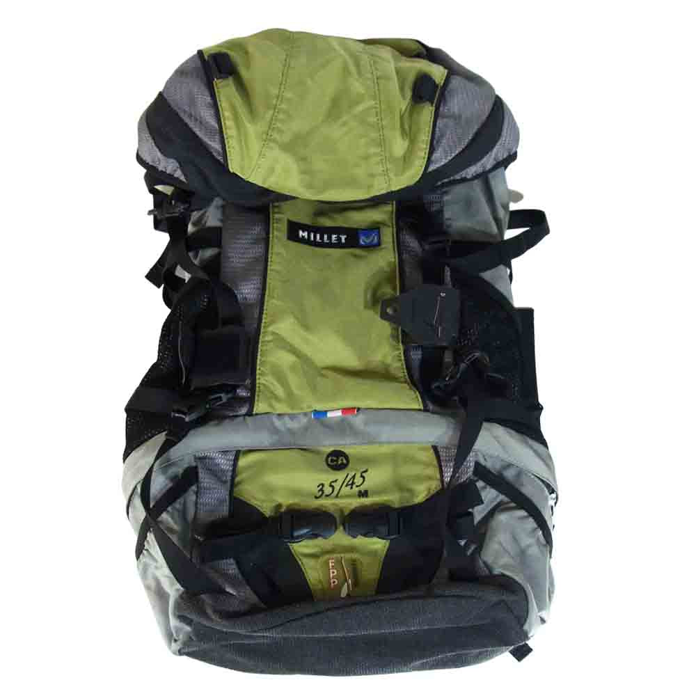 MILLET ミレー CA 35/45 バッグパック バッグ パック systeme FPP dynatec schoeller モスグリーン系【中古】