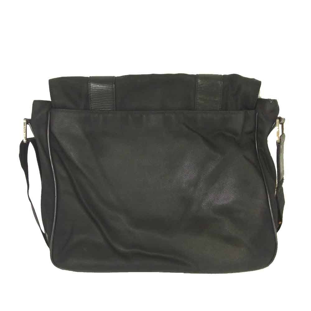 LOEWE ロエベ 裏地ロゴ ショルダー バッグ ブラック系【中古】