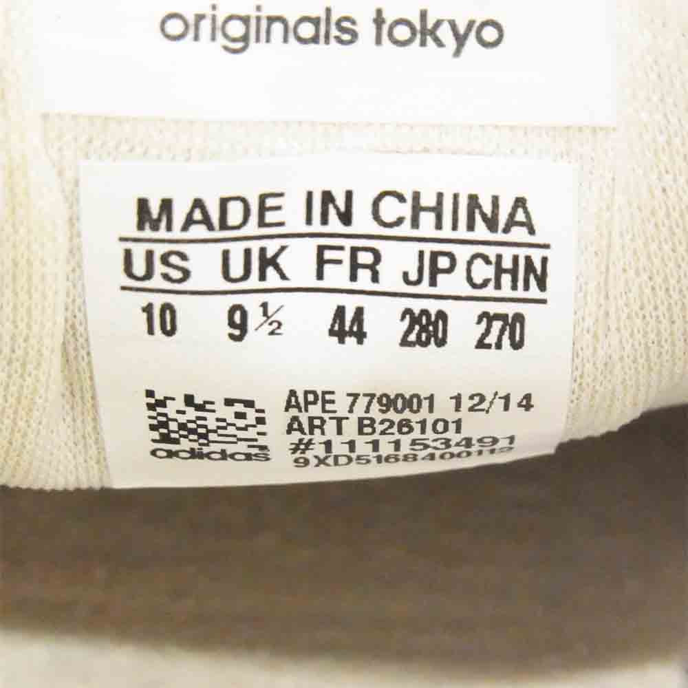 adidas アディダス B26101 × ハイク HYKE スニーカー ホワイト系 28ｃｍ【中古】