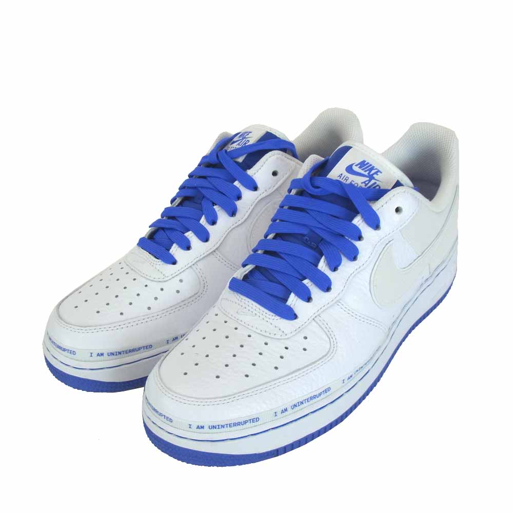 NIKE ナイキ CQ0494 100 × UNINTERRUPTED AIR FORCE 1’07 MTAA QS ホワイト系 US9.5【美品】【中古】