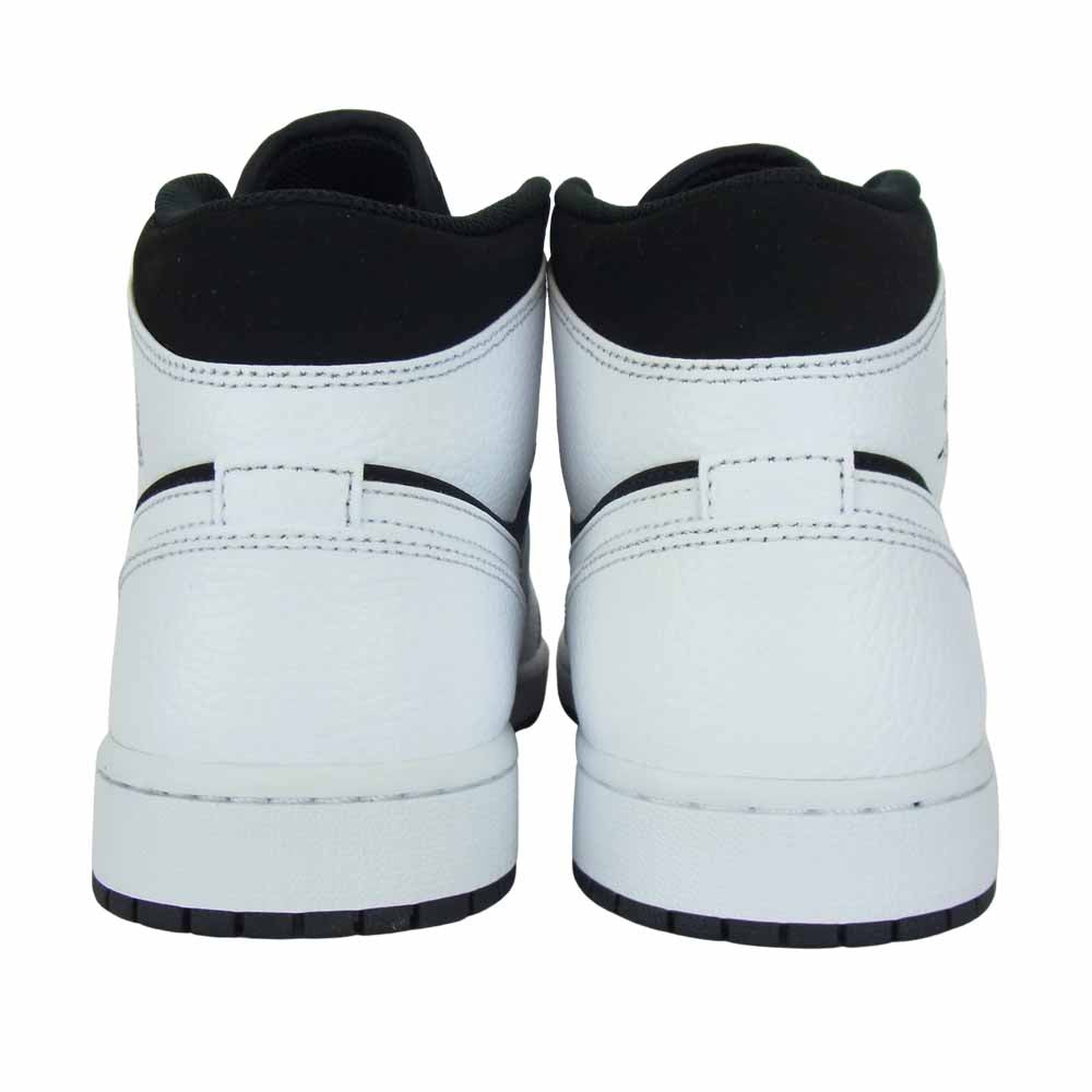 NIKE ナイキ 554724 113 AIR JORDAN 1 MID エア ジョーダン 1 ミッド  ブラック系 ホワイト系 US10【極上美品】【中古】