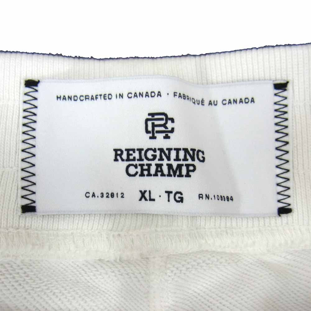 REIGNING CHAMP レイニングチャンプ リラックス イージー パンツ ホワイト系 XL【中古】