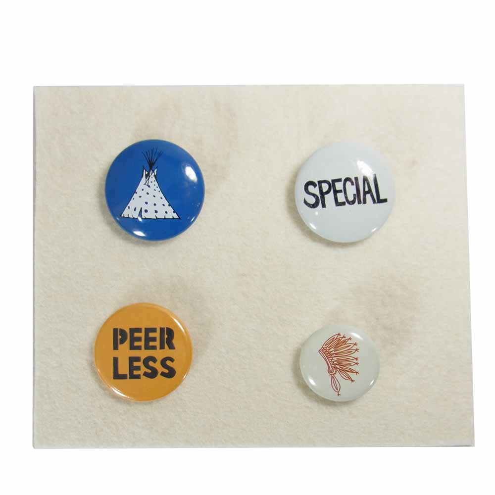 VISVIM ビズビム 0116403003001 PINS BADGES オリジナル缶バッジ マルチカラー系【中古】
