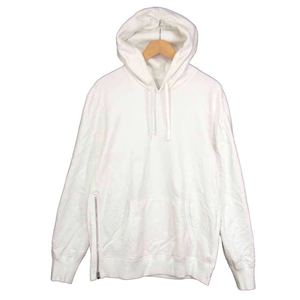 REIGNING CHAMP レイニングチャンプ RC-3363 サイド ジップ プルオーバー パーカー ホワイト系 L/G【中古】