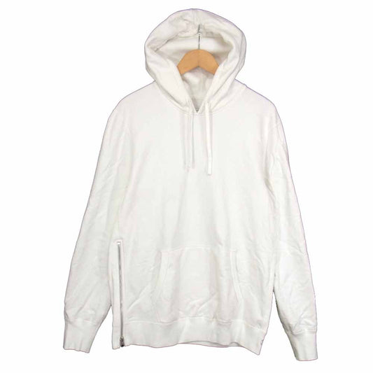 REIGNING CHAMP レイニングチャンプ RC-3363 サイド ジップ プルオーバー パーカー ホワイト系 L/G【中古】
