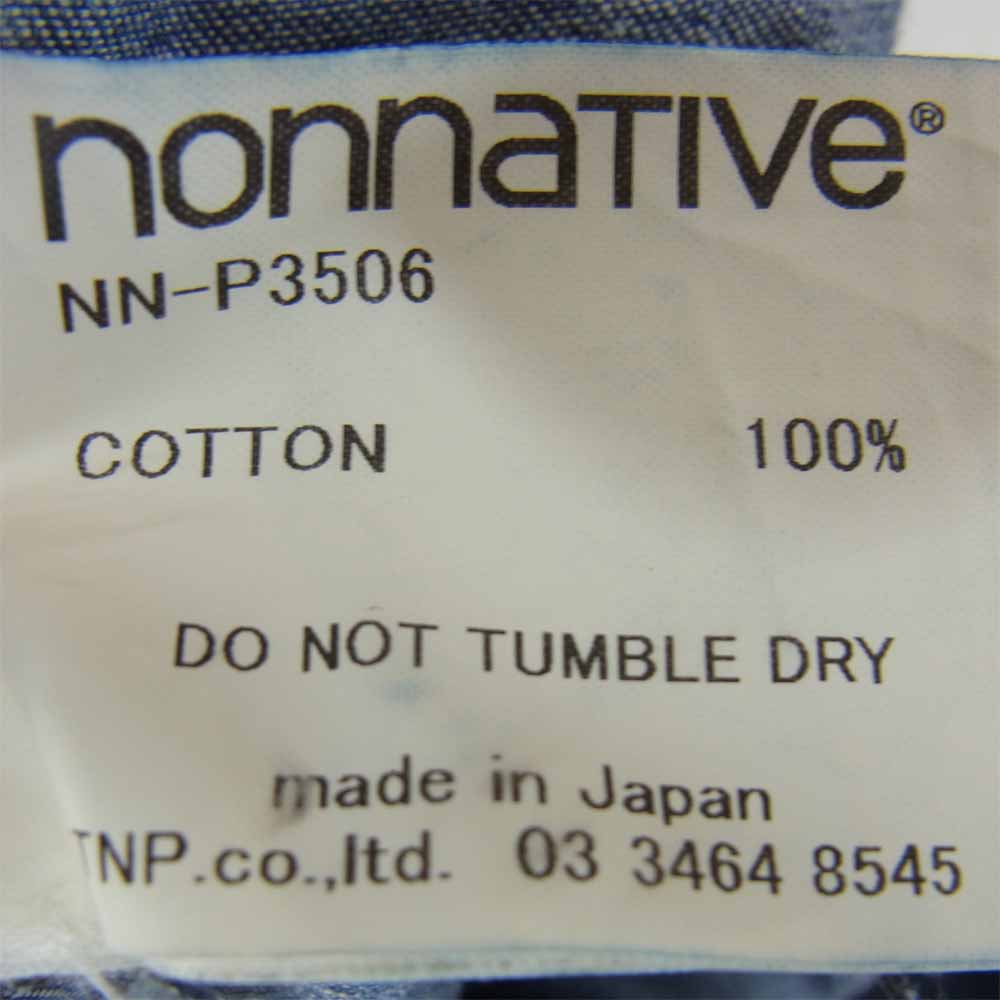 nonnative ノンネイティブ NN-P3506 DWELLER 5P JEANS CLASSIC FIT COTTON クラシックフィット5Pパンツ インディゴブルー系 4【美品】【中古】