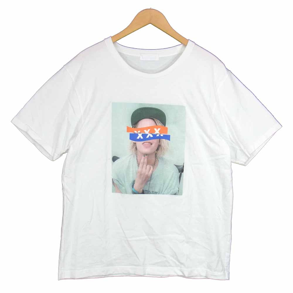ゴッドセレクション GX-A20-ST-20 Photo print tee フォト プリント Tシャツ ホワイト系 XL【美品】【中古】