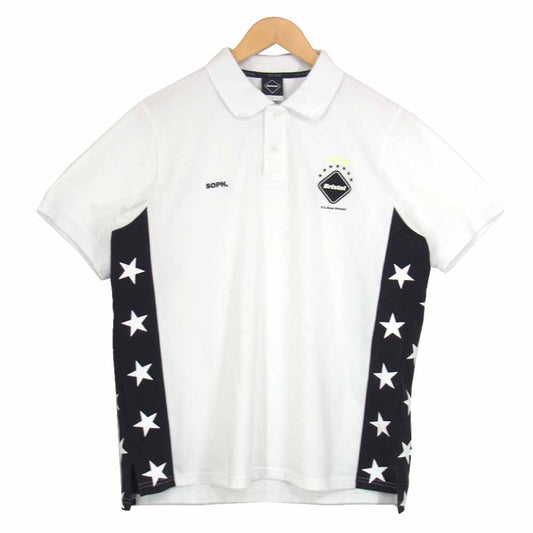 F.C.R.B. エフシーアールビー 17SS FCRB-170025 TOUR POLO SHIRTS ツアー ポロシャツ ホワイト系 L【中古】
