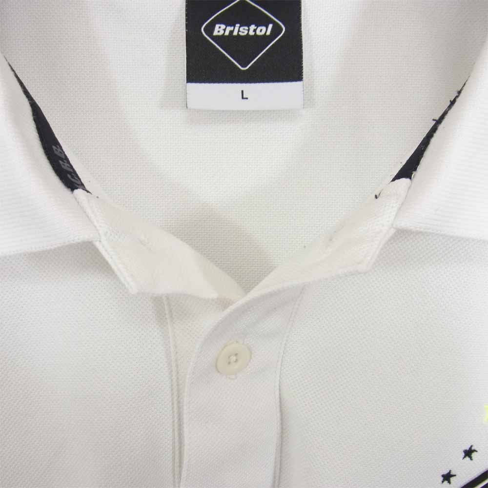 F.C.R.B. エフシーアールビー 17SS FCRB-170025 TOUR POLO SHIRTS ツアー ポロシャツ ホワイト系 L【中古】