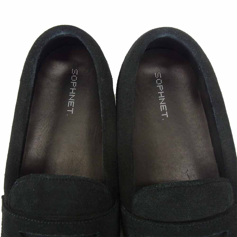 SOPHNET. ソフネット SOPH-202116 LOAFER SNEAKERS ローファー ブラック系 28cm【新古品】【未使用】【中古】