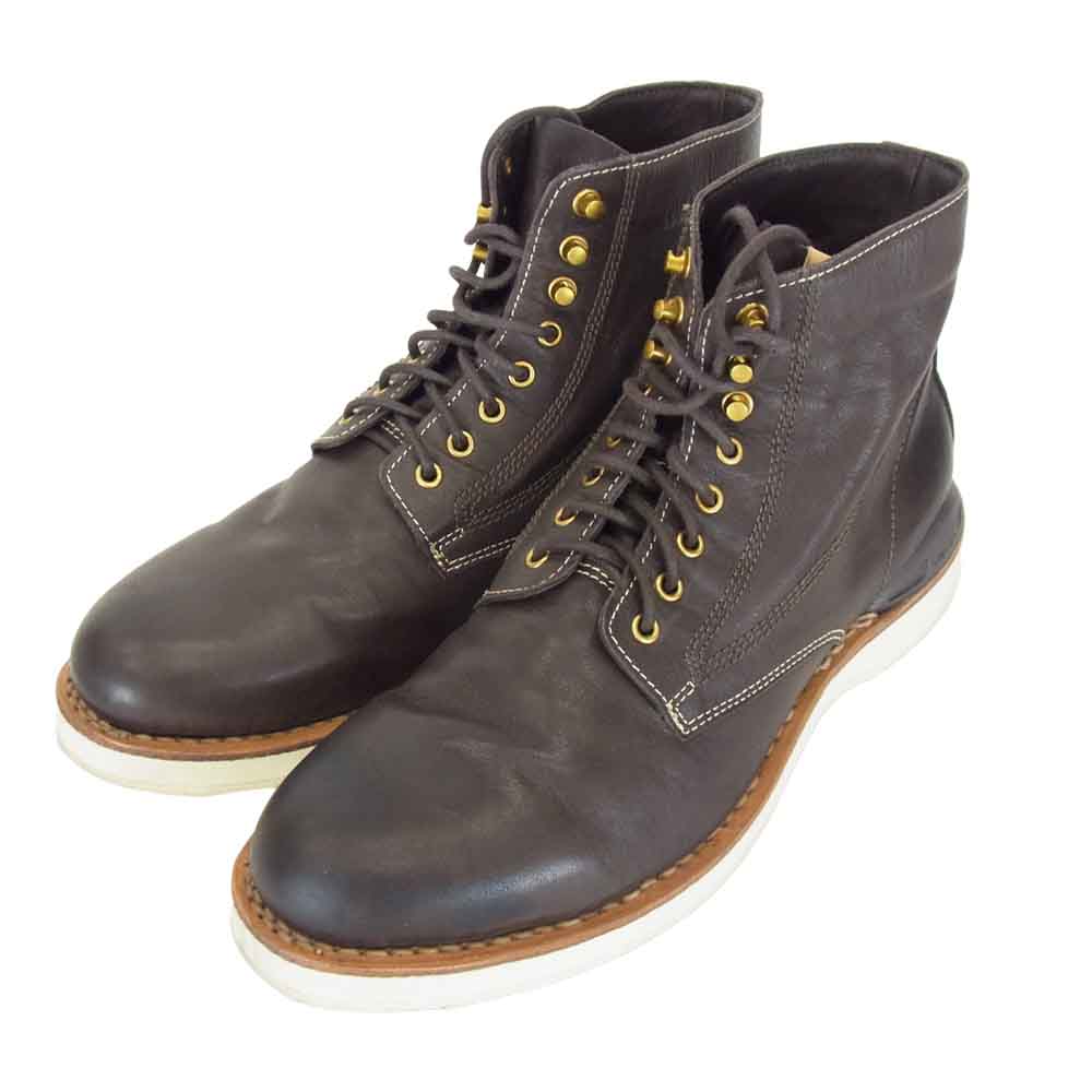 VISVIM ビズビム 18AW 118202002006 VIRGIL BOOTS-FOLK バージル ブーツ フォーク ブラウン系 11【美品】【中古】