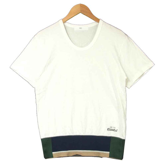 TOGA トーガ TV52-JK337 VIRILIS 裾切替 カットソー 半袖 Tシャツ ホワイト系 ONE【中古】