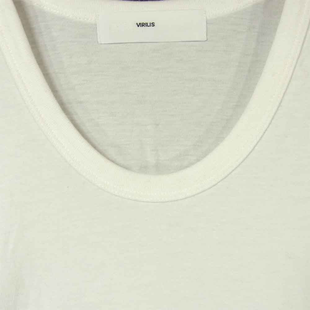 TOGA トーガ TV52-JK337 VIRILIS 裾切替 カットソー 半袖 Tシャツ ホワイト系 ONE【中古】