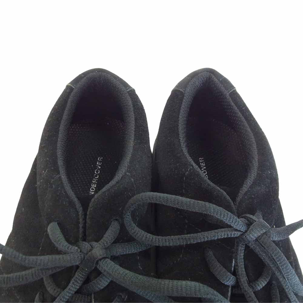 UNDERCOVER アンダーカバー suede leather スエード レザー スニーカー ブラック系 M【中古】