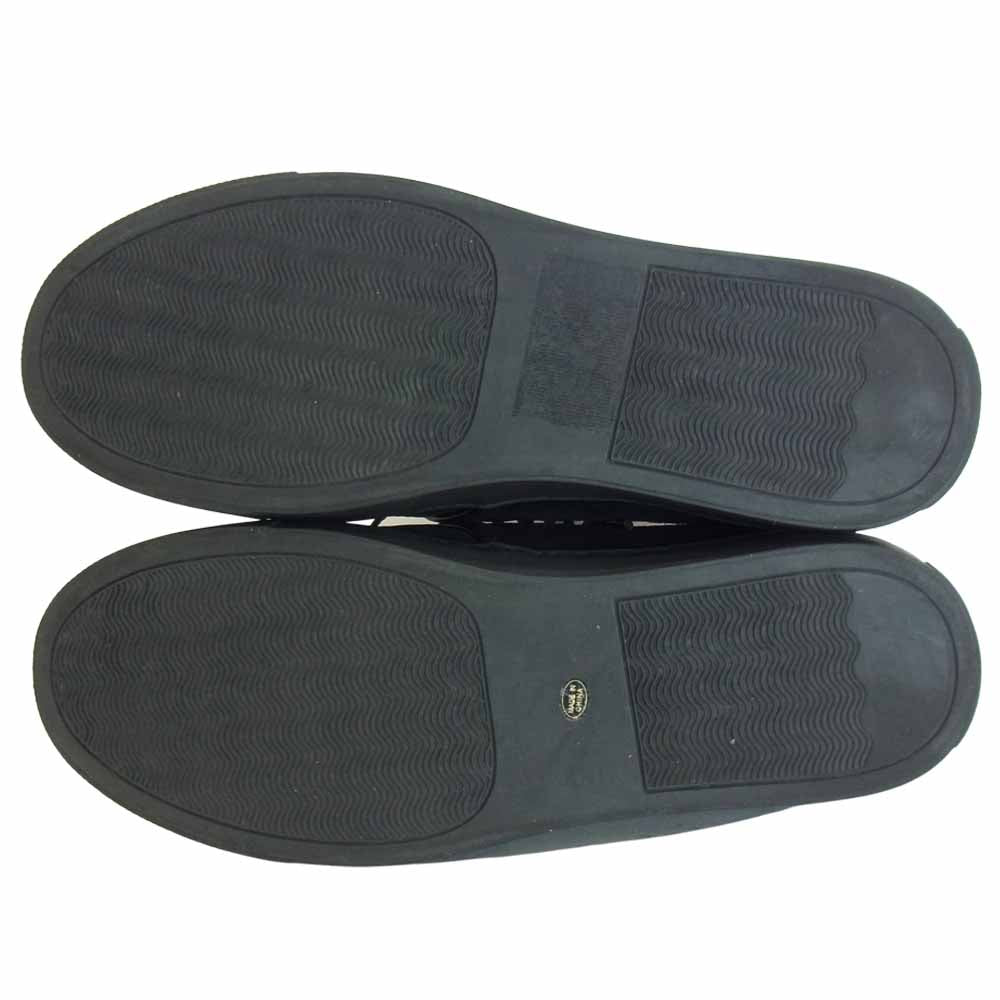 UNDERCOVER アンダーカバー suede leather スエード レザー スニーカー ブラック系 M【中古】
