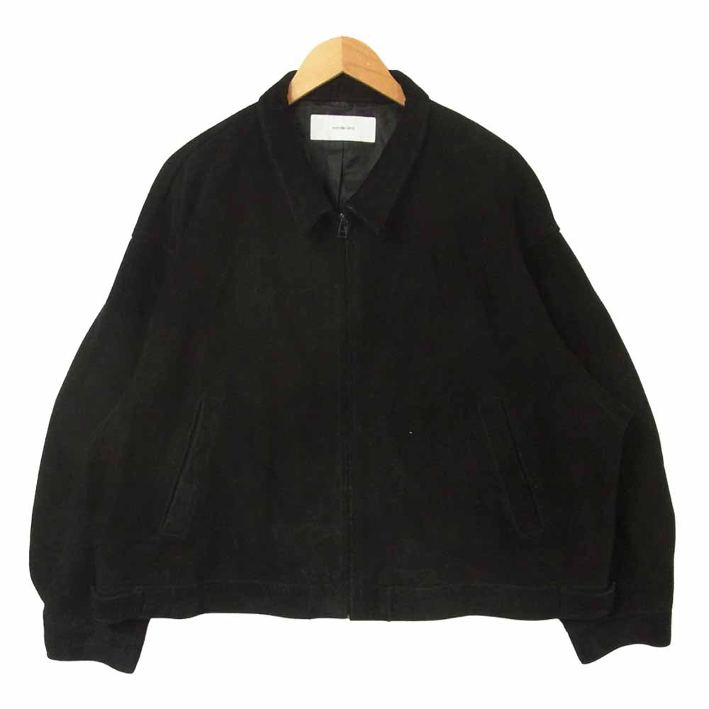 ワンダーランド 18AW SUEDE JACKET ビッグシルエット スエード レザー ジャケット ブラック系 1【中古】