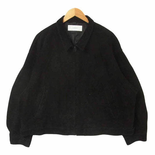ワンダーランド 18AW SUEDE JACKET ビッグシルエット スエード レザー ジャケット ブラック系 1【中古】
