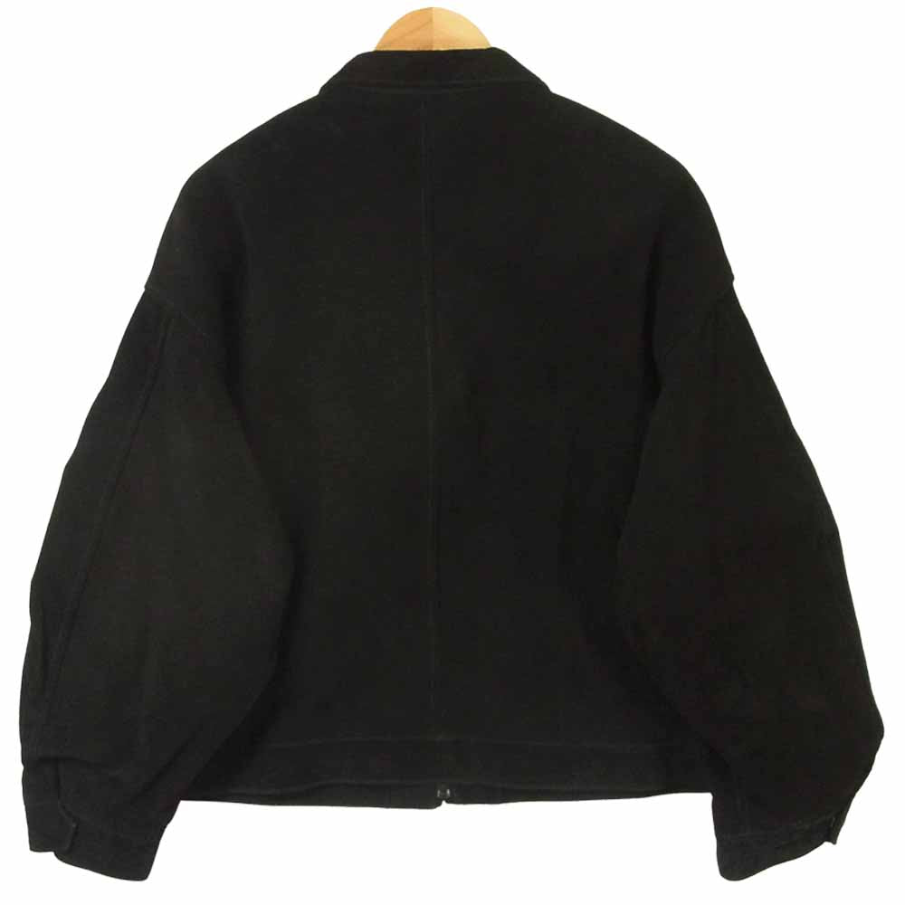 ワンダーランド 18AW SUEDE JACKET ビッグシルエット スエード レザー ジャケット ブラック系 1【中古】