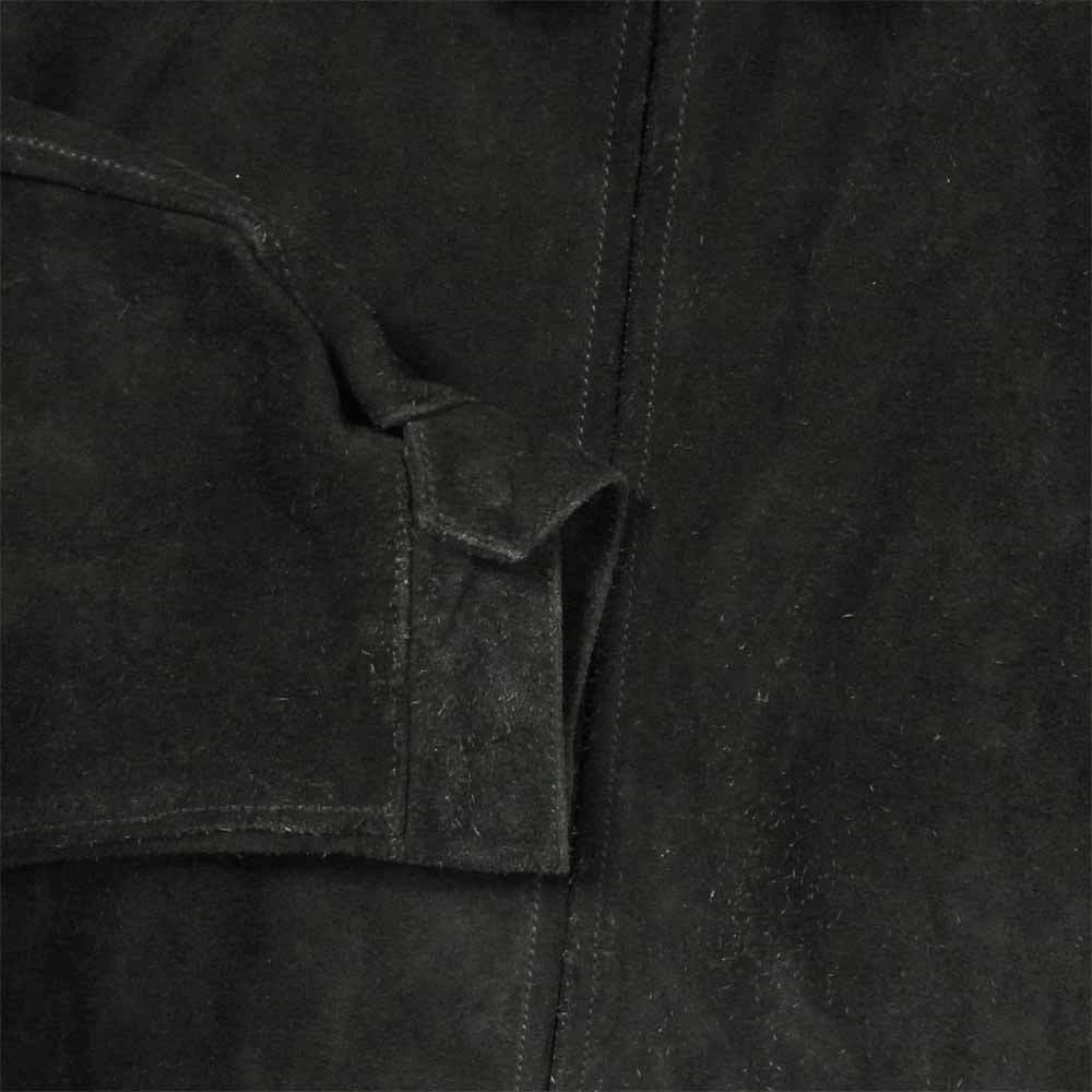 ワンダーランド 18AW SUEDE JACKET ビッグシルエット スエード レザー ジャケット ブラック系 1【中古】