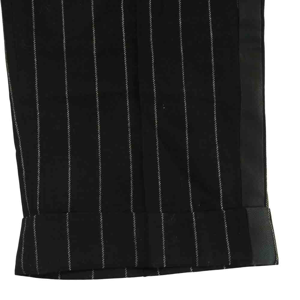 Yohji Yamamoto ヨウジヤマモト HX-P56-118 Pour Homme プールオム サイドライン ストライプ パンツ ブラック系 3【中古】