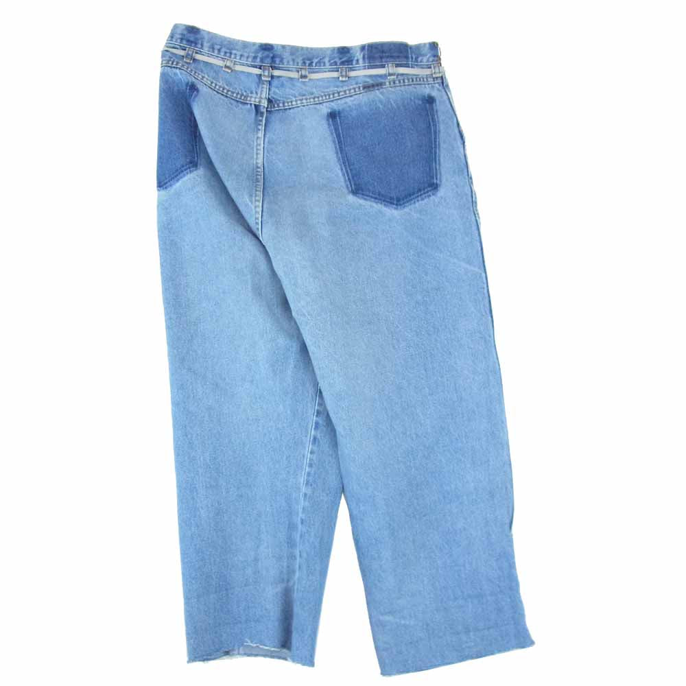メゾンエウレカ EUREKA-017-BLUE VINTAGE REWORK BIGGY PANTS ヴィンテージ リワーク ビギー パンツ インディゴブルー系 M【美品】【中古】