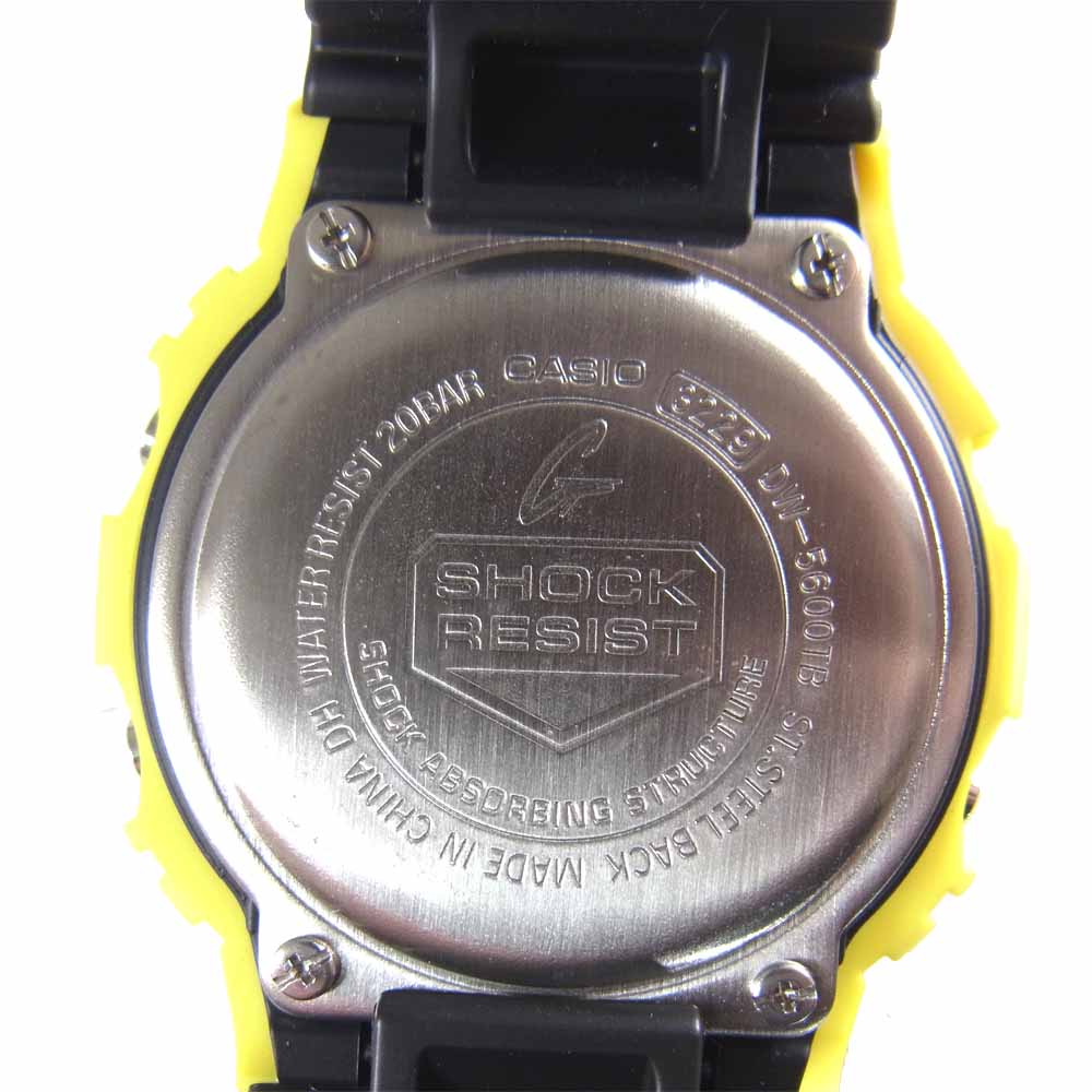 G-SHOCK ジーショック DW-5600TB リストウォッチ イエロー系【中古】