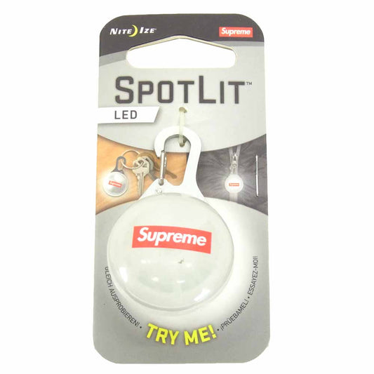 Supreme シュプリーム 19SS Spotlight Keychain スポットライト キーチェーン キーホルダー グレー系【新古品】【未使用】【中古】
