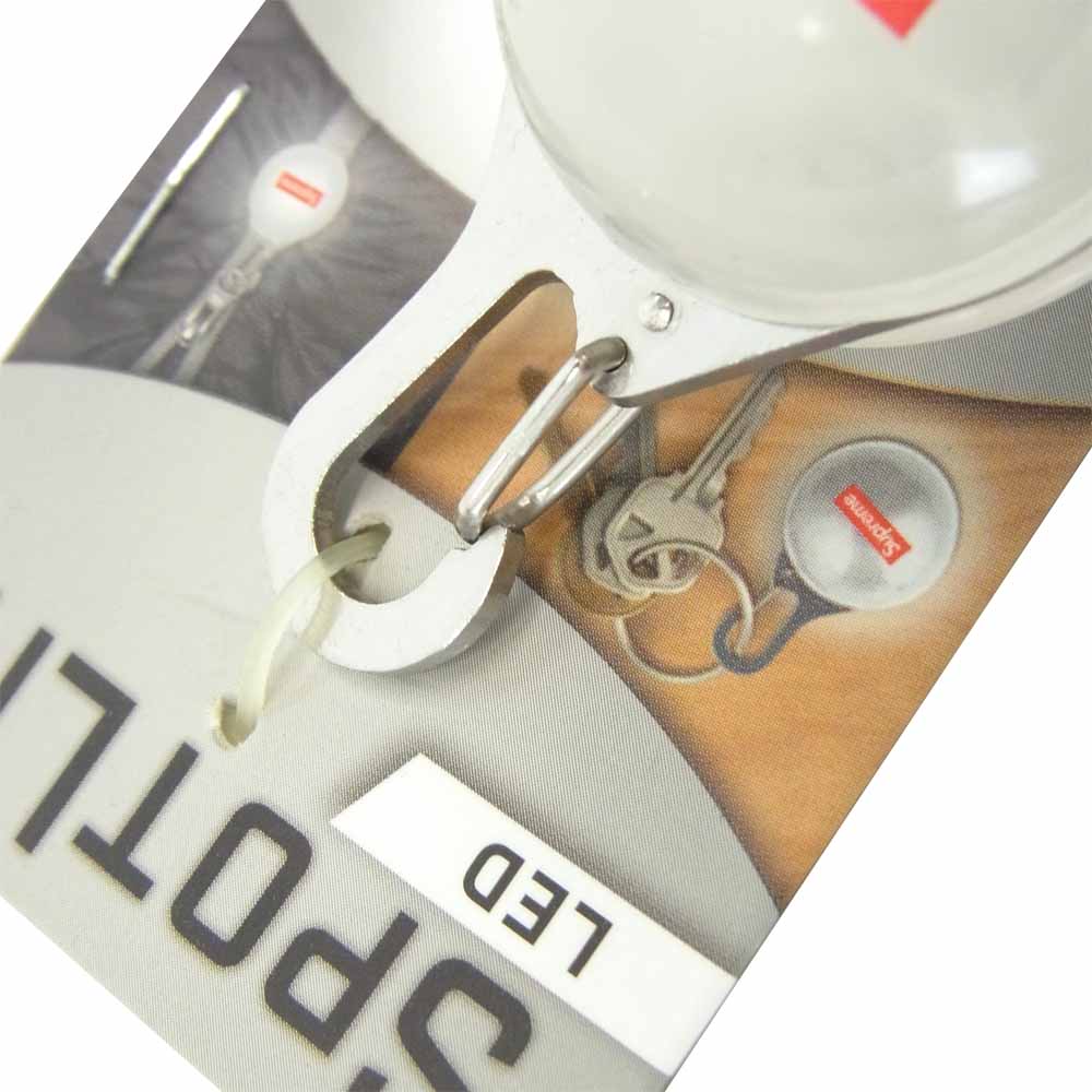 Supreme シュプリーム 19SS Spotlight Keychain スポットライト キーチェーン キーホルダー グレー系【新古品】【未使用】【中古】