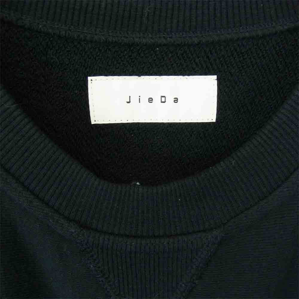 Jieda ジエダ 16AW Jie-16W-CT01 OVER CREW SWEAT オーバー クルーネック スウェット ブラック系 1【中古】