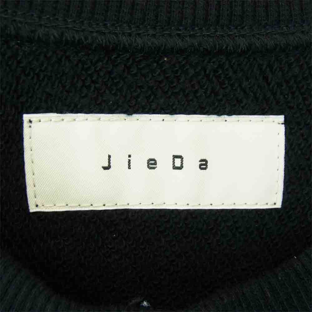 Jieda ジエダ 16AW Jie-16W-CT01 OVER CREW SWEAT オーバー クルーネック スウェット ブラック系 1【中古】