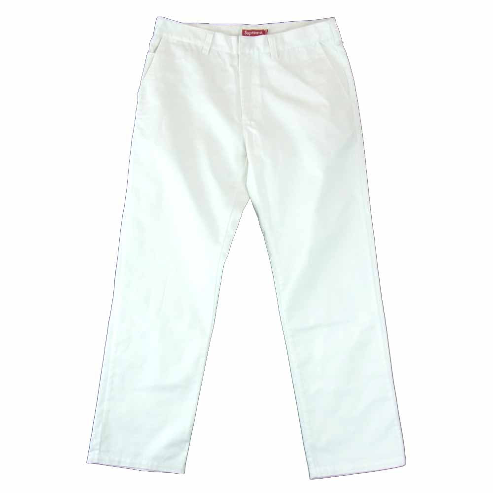 Supreme シュプリーム Work Pant ワークパンツ ホワイト系 34【中古】