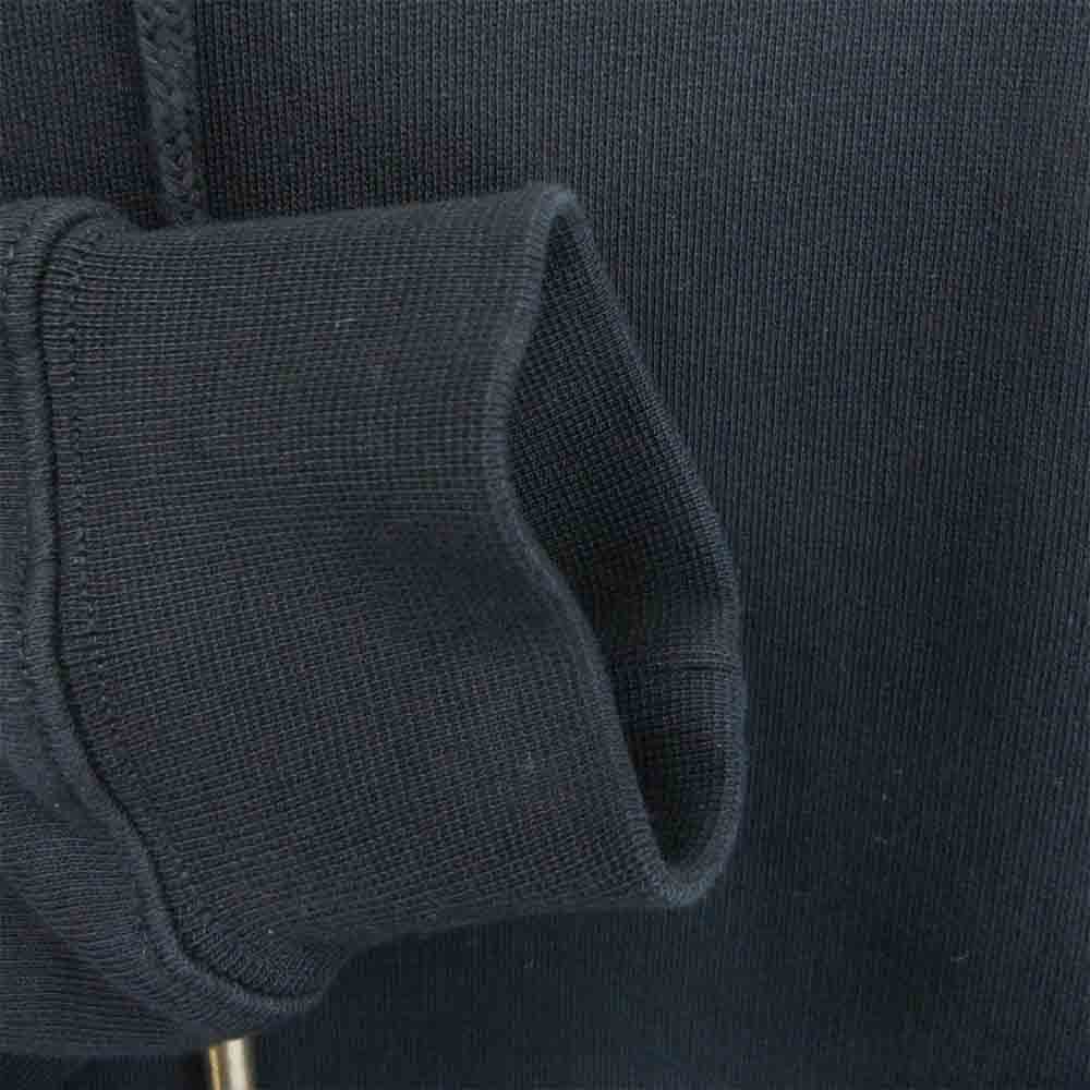 OFF-WHITE オフホワイト 国内正規品  BLUE COLLAR HOODIE プルオーバー パーカー ブラック系 M【中古】