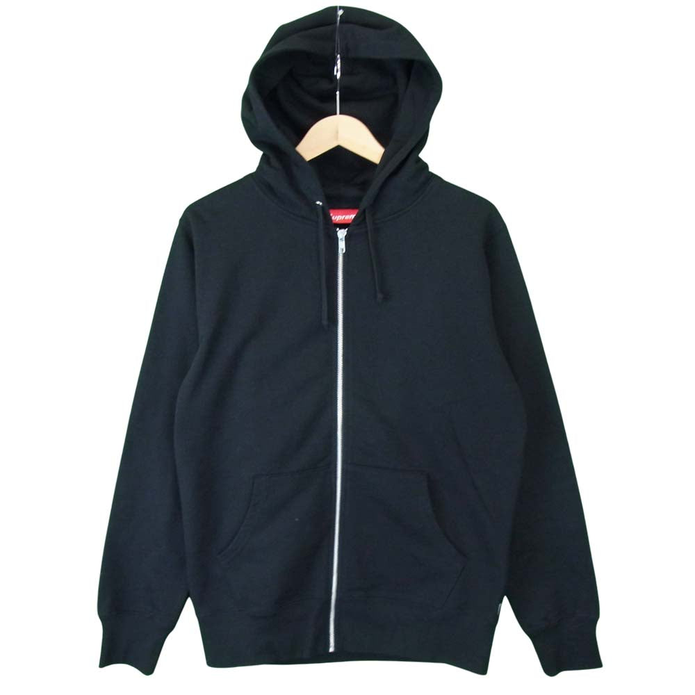Supreme シュプリーム 14SS ANTI HERO アンタイヒーロー Zip Up Sweatshirt ブラック系 レッド系 M【中古】