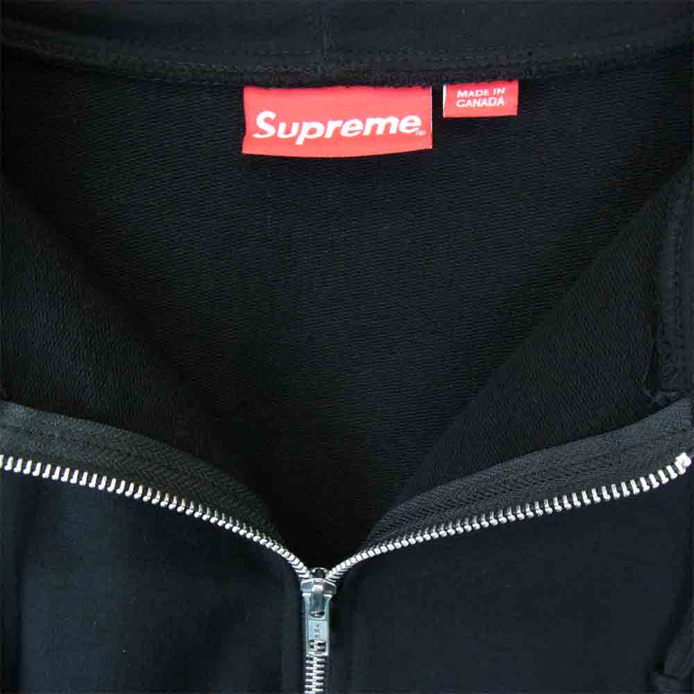 Supreme シュプリーム 14SS ANTI HERO アンタイヒーロー Zip Up Sweatshirt ブラック系 レッド系 M【中古】