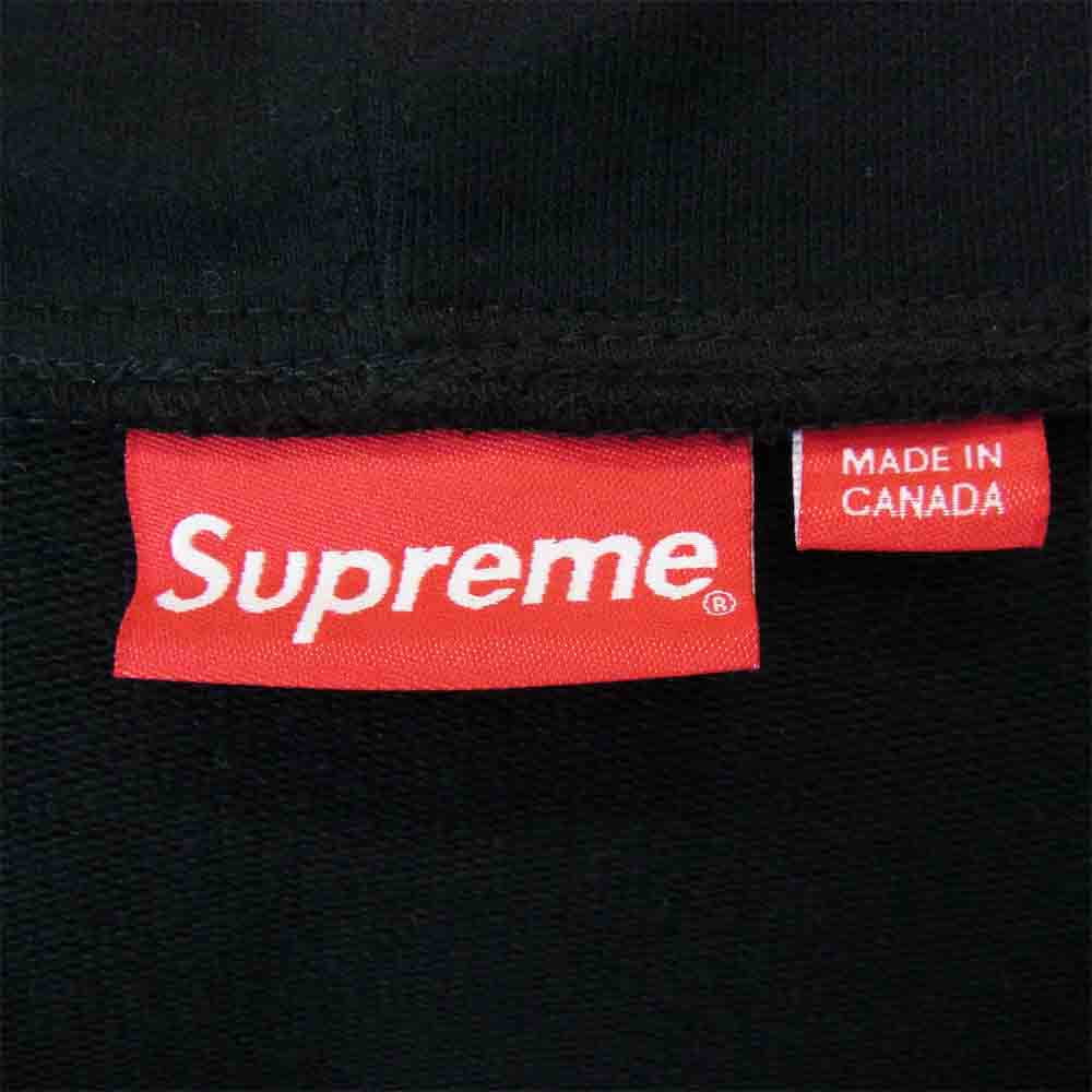 Supreme シュプリーム 14SS ANTI HERO アンタイヒーロー Zip Up Sweatshirt ブラック系 レッド系 M【中古】
