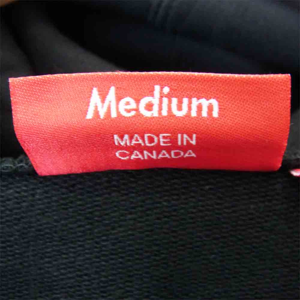 Supreme シュプリーム 14SS ANTI HERO アンタイヒーロー Zip Up Sweatshirt ブラック系 レッド系 M【中古】