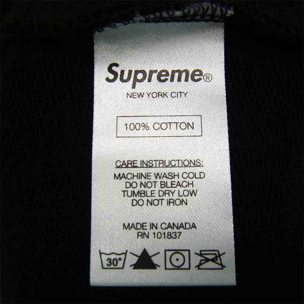 Supreme シュプリーム 14SS ANTI HERO アンタイヒーロー Zip Up Sweatshirt ブラック系 レッド系 M【中古】